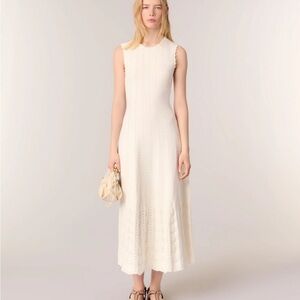 Maje pearls maxi Dress